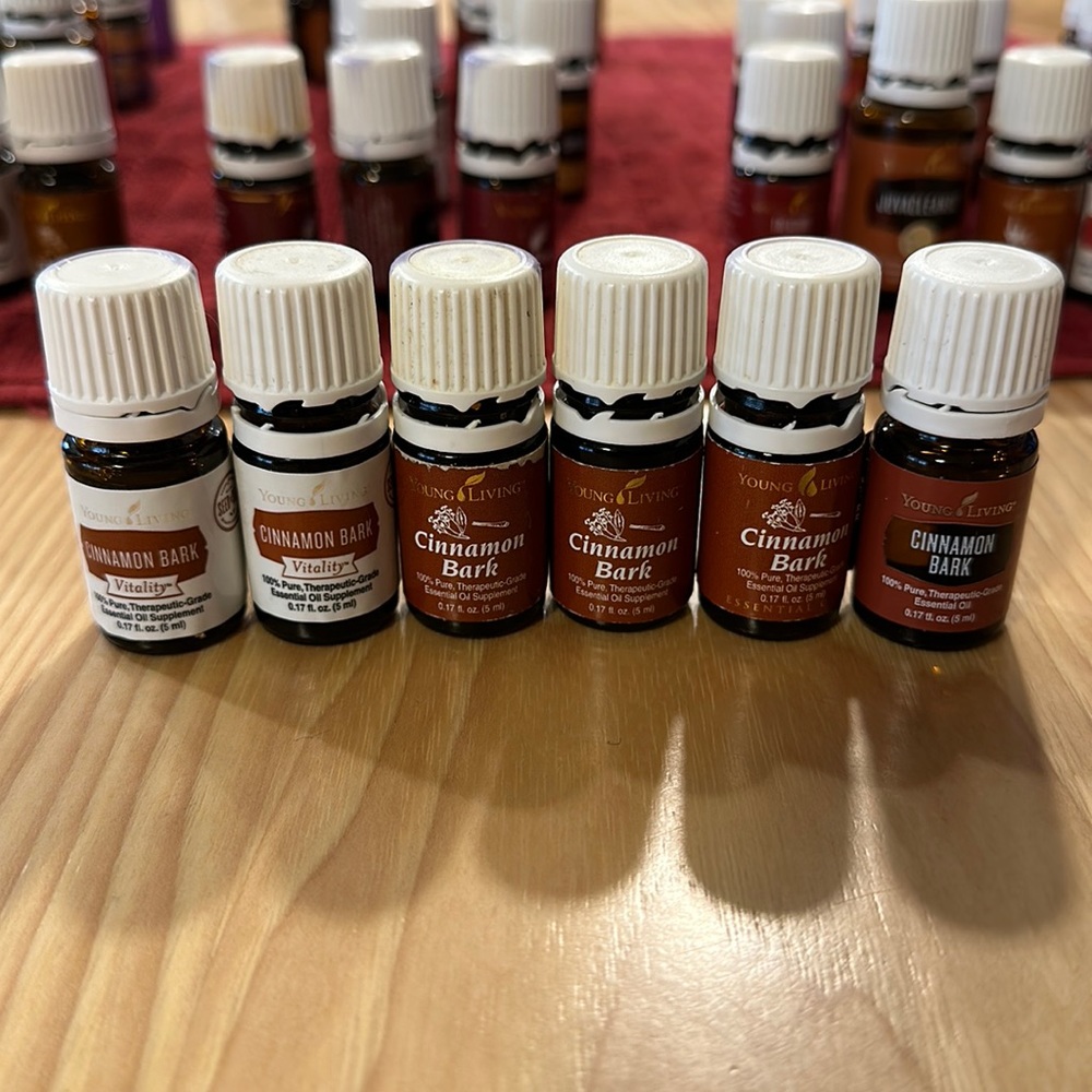 Young Living (6) 5 ml bottles of cinnamon bark essential oil